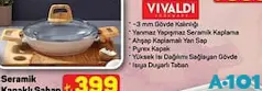 VİVALDİ SERAMİK KAPAKLI SAHAN 20 CM fiyat ve kampanya bilgisi